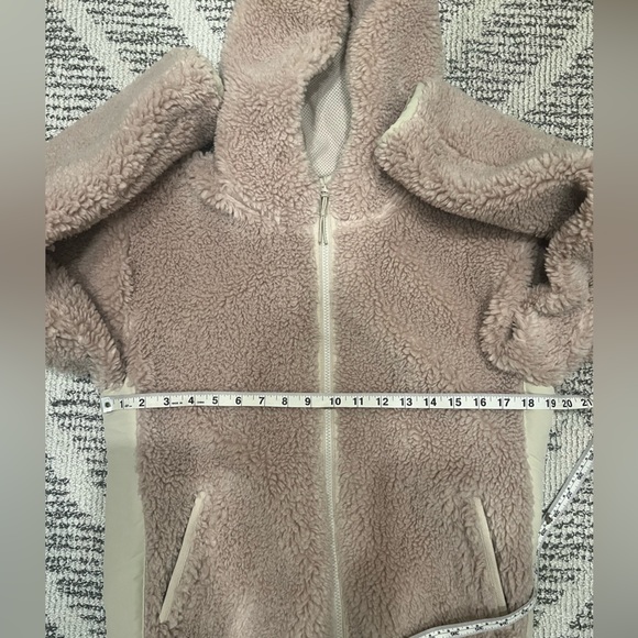Tna Aritzia Teddy Sherpa Zip Up Hoodie Jacket Cozy - Picture 8 of 12